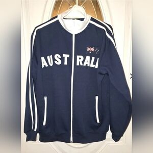 EUC Outback Australia Mens Medium Soccer Jacket Size Medium
